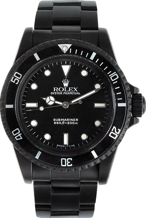 rolex black edition komplett schwarz|bob's rolex black.